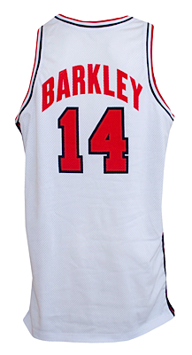 1992 Charles Barkley USA Olympic Dream Team Game-Used Home Jersey