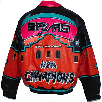 1999 San Antonio Spurs Limited Edition Championship Leather Jacket