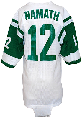 Circa 1975 Joe Namath NY Jets Game-Used Road Jersey