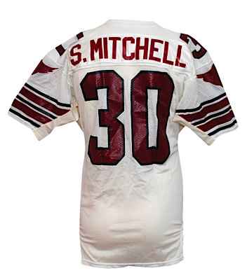 1988 Stump Mitchell St. Louis Cardinals Game-Used Road Jersey