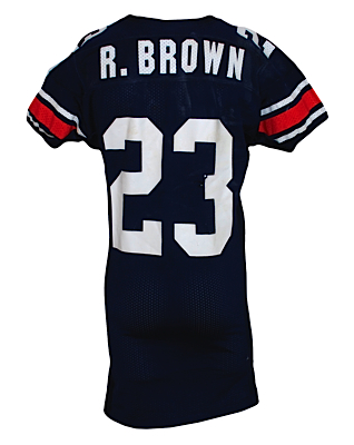 11/13/2004 Ronnie Brown Auburn Tigers Game-Used & Autographed Jersey (JSA)