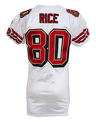 2000 Jerry Rice San Francisco 49ers Game-Used Road Jersey