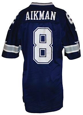 1996 Troy Aikman Dallas Cowboys Game-Used Road Jersey