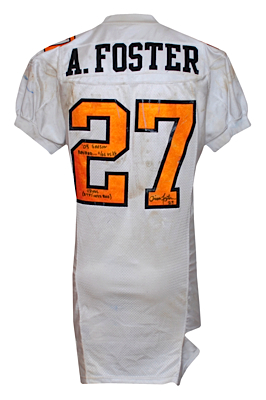 2005 Arian Foster Tennessee Volunteers Game-Used & Autographed Jersey (JSA)