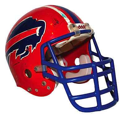 Late 1980s Ray Bentley Buffalo Bills Game-Used Helmet