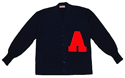 Circa 1957 Jimmy “Red” Phillips Auburn War Eagles Letterman’s Sweater