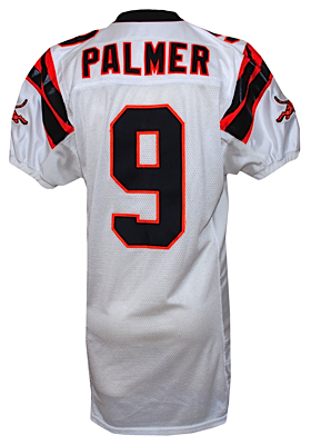 2004 Carson Palmer Rookie Cincinnati Bengals Game-Used Road Jersey