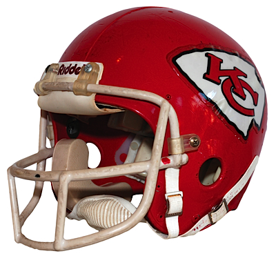 Rookie Era Deron Cherry KC Chiefs Game-Used Helmet