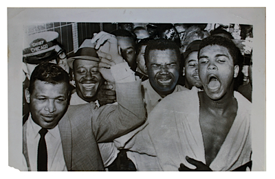 Lot of Cassius Clay/Muhammad Ali Original Wire Photos (7)