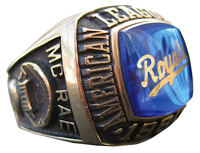 1980 Hal McRae KC Royals American League Championship Ring