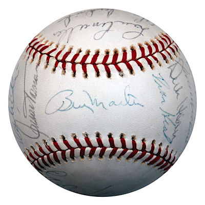 Lot of NY Yankees Team Autographed Baseballs (3) (JSA) (McNamee LOA)