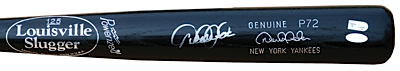 Derek Jeter NY Yankees Autographed Bat (JSA) (Steiner & MLB Holograms)