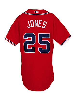 2006 Andruw Jones Atlanta Braves Game-Used Alternate Jersey