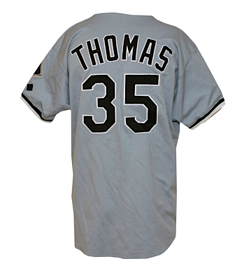 1992 Frank Thomas Chicago White Sox Game-Used Road Jersey (MEARS A10)