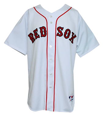 2005 Johnny Damon Boston Red Sox Game-Used Home Jersey 