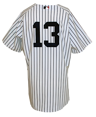 2005 Alex Rodriguez New York Yankees Game-Used Spring Training Game 1 Home Jersey (Yankees-Steiner LOA)