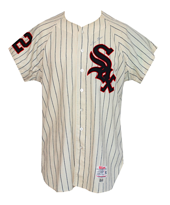 1960 Gene Freese Chicago White Sox Game-Used & Autographed Home Flannel Jersey (JSA) (MEARS LOA) 