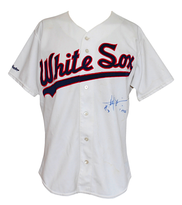 1988 Harold Baines Chicago White Sox Game-Used & Autographed Home Jersey (JSA) 