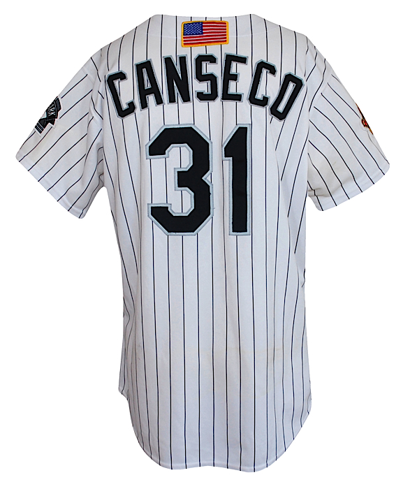 Lot Detail - 2001 Jose Canseco Chicago White Sox Game-Used Home Jersey