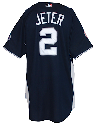 2008 Derek Jeter New York Yankees All-Star Game Worn Batting Practice Jersey (MLB Hologram)