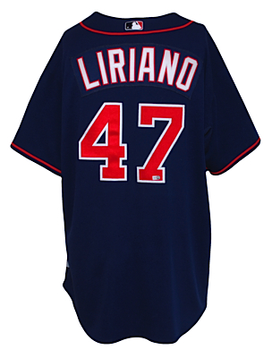 2008 Francisco Liriano Minnesota Twins Game-Used Alternate Jersey (MLB Hologram)