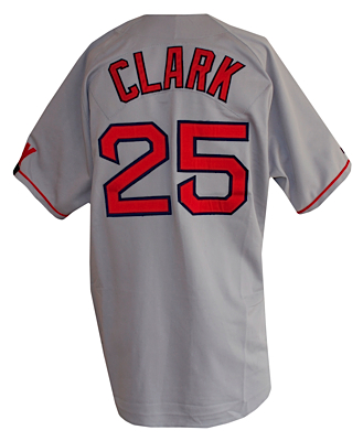 1992 Jack Clark Boston Red Sox Game-Used Road Jersey 