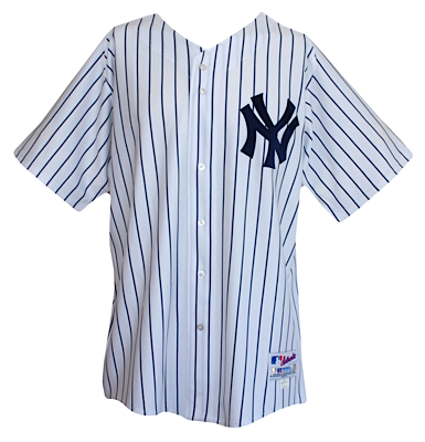 2002 Andy Pettitte New York Yankees Game-Used Home Jersey (Yankees-Steiner LOA)