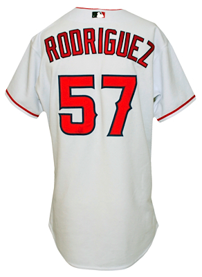 2004 Francisco Rodriguez Anaheim Angels Game-Used Home Jersey