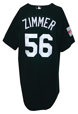2004 Don Zimmer Tampa Bay Devil Rays Coaches Worn Opening Series Alternate Jersey (MEARS A5)