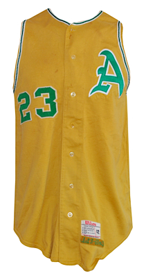 1963 Diego Segui Kansas City Athletics Game-Used Home Jersey Vest