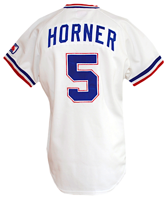 1983 Bob Horner Atlanta Braves Game-Used & Autographed Home Jersey (JSA)