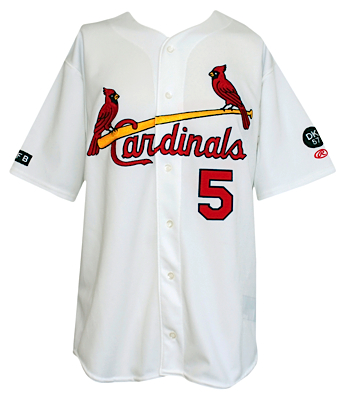 2002 Albert Pujols St. Louis Cardinals Game-Used Home Jersey (MEARS LOA)