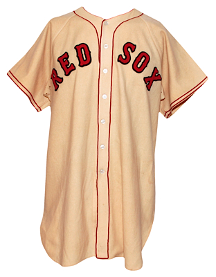 1949 Ellis Kinder Boston Red Sox Home Flannel Jersey