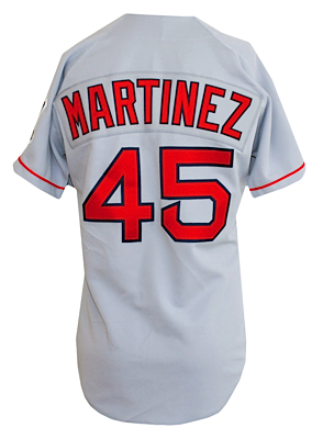 1999 Pedro Martinez Boston Red Sox Game-Used Road Jersey