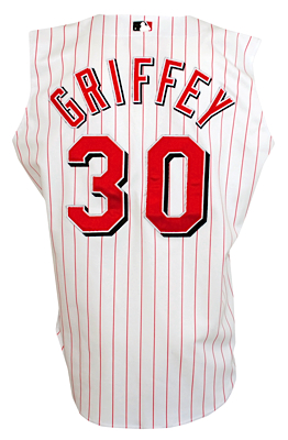 2002 Ken Griffey, Jr. Cincinnati Reds Game-Used Home Jersey