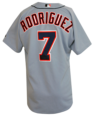 2004 Ivan Rodriguez Detroit Tigers Game-Used Road Jersey