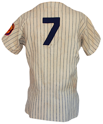 1952 Mickey Mantle NY Yankees Game-Used & Autographed Home Pinstripe Flannel Jersey (Earliest Known of its Kind) (Photo Match) (JSA) (MEARS LOA)