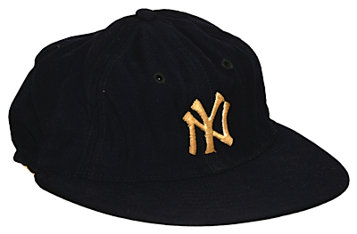 1950 Phil Rizzuto NY Yankees Game-Used Cap (Team Letter) (MVP Season)