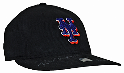 Circa 2007 David Wright NY Mets Game-Used & Autographed Cap (JSA) (MLB)