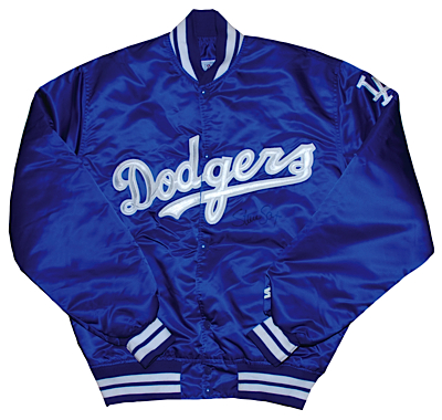 Lot of Steve Sax LA Dodgers Game-Used & Autographed Cleats & Autographed Cold Weather Jacket (3) (JSA)