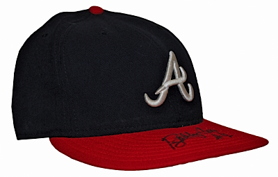 Early 2000s Bobby Cox Atlanta Braves Managers Worn & Autographed Cap (JSA)