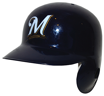 2008 Corey Hart Milwaukee Brewers Spring Training Game-Used Batting Helmet (MEARS LOA) (MLB)
