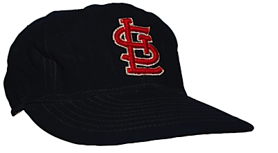 Early 1960s Bob Gibson St. Louis Cardinals Game-Used Cap 