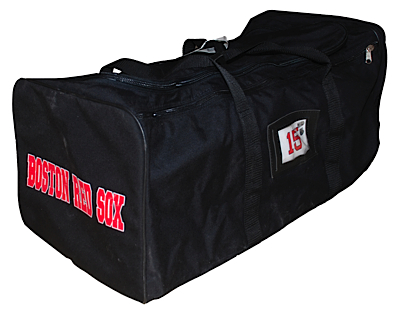 Lot of 2007 Boston Red Sox Equipment Travel Bags - Pedroia & Schilling (2) (Steiner LOAs) (MLB) (Championship Season)