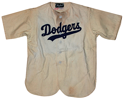 1950s Brooklyn Dodgers Childrens Home Flannel Jersey & Jacket (2)