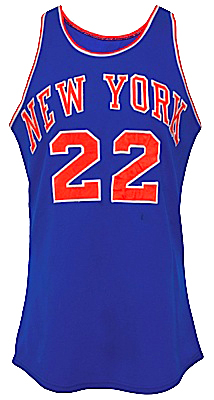 1972-1973 Dave DeBusschere NY Knicks Game-Used Road Jersey (DeBusschere LOA) (Championship Season) (MEARS A10) (Scarce)
