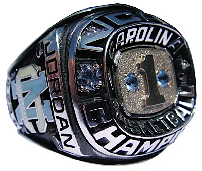 1982 Michael Jordan University of North Carolina NCAA Championship Ring (Salesman’s Sample)