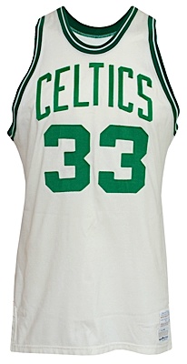 1979-1980 Larry Bird Rookie Boston Celtics Game-Used Home Jersey (Equipment Manager LOA) (ROY Season)