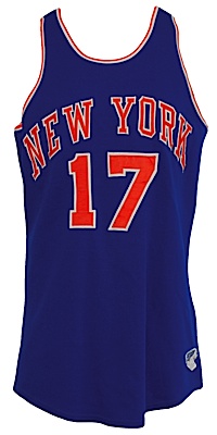 1969-1970 Nate Bowman New York Knicks Game-Used Road Jersey (Championship Season)
