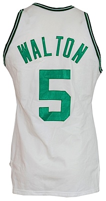 1985-1986 Bill Walton Boston Celtics Game-Used Home Jersey